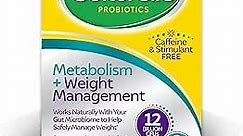 Culturelle Probiotic Capsules for Healthy Metabolism & Weight Management (Ages 18+) - 30 Count - Helps Manage Weight & Promote Metabolism of Fats, Carbs & Proteins - Caffeine-Free