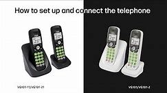 Set up and connect the telephone - VTech VG101