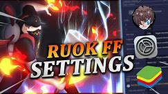 Finally RUOK Revealed His Secret Settings: 100% AimLock l @RUOK1 BlueStacks
