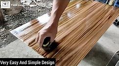 Using Oil Tinting Colors To Create A Wood Grain Design (For Beginners)