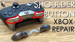 Xbox One X Shoulder Button Repair