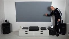 FENGMI 100-Inch Anti-light Projector screen review - Best affordable ALR UST projection screen!