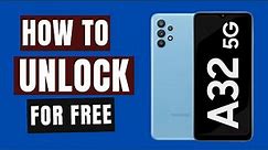 Unlock Samsung Galaxy A32 - How to unlock Samsung Galaxy A32 by IMEI