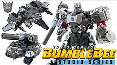 Transformers Studio Series 109 BUMBLEBEE Leader Class Concept Art MEGATRON Triple Changer Review