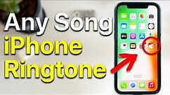 How to set ANY song as iPhone Ringtone (under 3 minutes) | in 2024