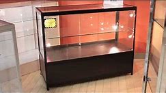 Lighted Glass Display Case is a 2 Shelf Counter Showcase for Retail Stores, Showrooms and more