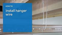 How To Tie Hanger Wire For A Drop Ceiling