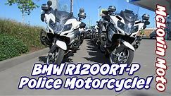 BMW R1200RT Police Motorcycle Walk Around and Overview!