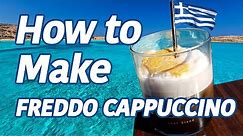 How to make Freddo Cappuccino / Greek iced coffee