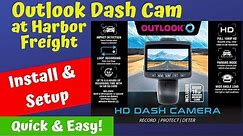 Dash Cam Install, Settings & Setup - Outlook 1080P HD Dash Camera at Harbor Freight