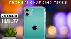 iPhone 11 Fast Charging Test - How Fast Is Apple 18W Charger🔥 | Best Charger For iPhone 11