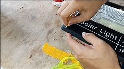 How to open solar light? | Solar light repair | Disassemble and assemble Tutorial