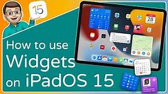 Put Widgets ANYWHERE on iPadOS 15 - FINALLY! | iOS 15 + iPadOS 15 Tips + Tricks