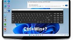 How to Open On Screen Keyboard by Shortcut Key or Using Mouse