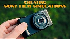 Understanding Sony's Picture Profile Settings - Creating Sony Film Simulations