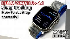 Hello Watch 3 Plus 4.1 SmartWatch - Top 1 Apple Watch Ultra 2 Replica 2024! Sleep Tracking Function!
