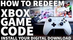 How to Redeem Xbox Game Code - Redeem Xbox Game Code or Digital Download on Xbox One and Series X