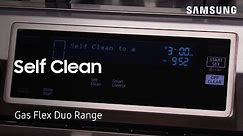 How to use the Self Clean feature on Flex Duo ovens and ranges | Samsung US