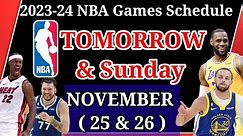 NBA Schedule November 25 & 26 | Lakers | GSW | Dallas| Boston Celtics | Miami Heat | Phoenix Suns
