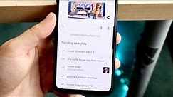 How To Turn Off Trending Searches On Android!