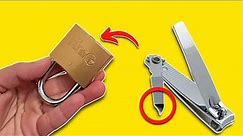 Ways to Open a Lock 🔐 Open a Lock without key