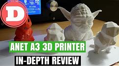 Anet A3 3D Printer Review - Best Cheap 3D Printer Fully Assembled - Tiko Backer