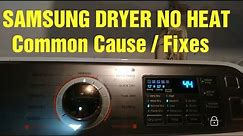 Samsung Dryer No Heat
