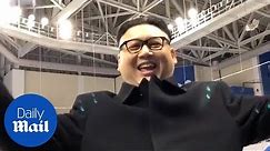 Kim Jong Un impersonator visits Winter Olympics - Daily Mail
