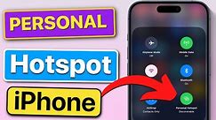 How to Enable Hotspot on iPhone? iPhone Mein Personal Hotspot Kaise Use Karein