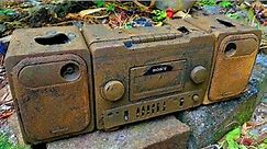 Restoration the ancient SONY radio speaker system in 1960