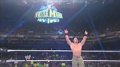 A look at the WrestleMania 29 WWE Championship Match between The Rock and John Cena: Raw, March 11,