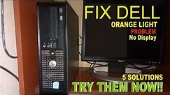 How to fix Dell Orange Light blinking | 5 Solutions in English |Led Light