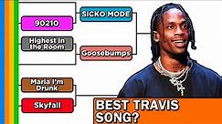 Our Travis Scott Song Bracket