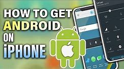 How To Install Android on iOS ✔ iPhone & iPad | Make iPhone Look Like Android! (2023)