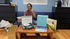 Victrola Vintage Portable Record Player Audio Turntable w/ Built-in Speakers | P1: Unboxing & Set Up