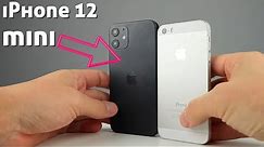 iPhone 12 mini in hand size comparison