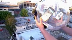 Vlogger attaches iPhones to massive glass ball, then drops it 100ft - video Dailymotion