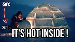 How An Igloo Keeps You Warm ? 🤔 | Eskimos
