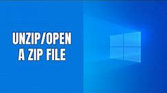 How to open (unzip) a ZIP file on Windows 11 (step by step)