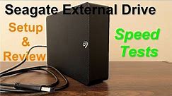 SEAGATE External Hard drive Expansion 6TB USB Portable Storage drive Review & Read Write speed Tests