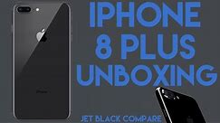 iPhone 8 Plus Unboxing (Space Grey + Jet Black Comparison)