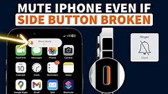 How to Mute iPhone Without Side Button I How to Silent iPhone if Silent Switch Button is Not Working