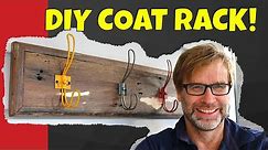 How to Make a Coat Rack. Easy, Quick & Cheap!