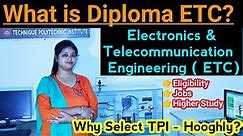What is Electronics & Telecommunication engineering(ETC)why select Technique Polytechnic Institute?