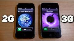 iPhone 2G vs iPhone 3G incoming call