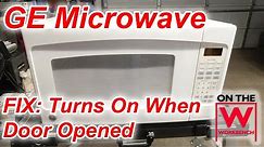 How to Fix: GE Microwave Turns On When Door Opened