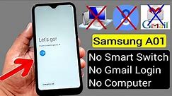 Samsung A01 (A015) FRP BYPASS/GOOGLE ACCOUNT REMOVE 2021 |Without PC
