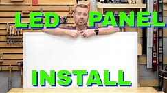 LED Panel Lights - How To Install, Surface Mounted