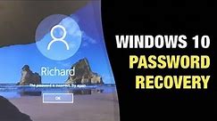 Windows 10 Password Recovery - How to Recover Windows 10 Login Password