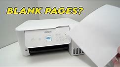 Fix Epson EcoTank Printer Only Printing Blank Pages
